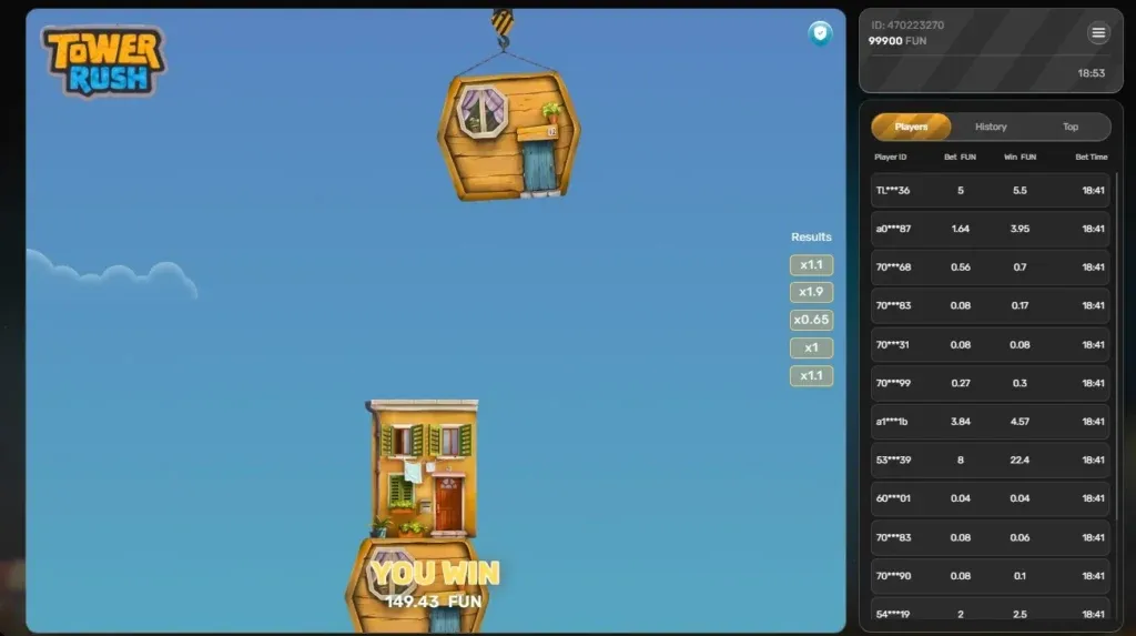 Play Tower Rush online on mobile device with responsive gaming experience